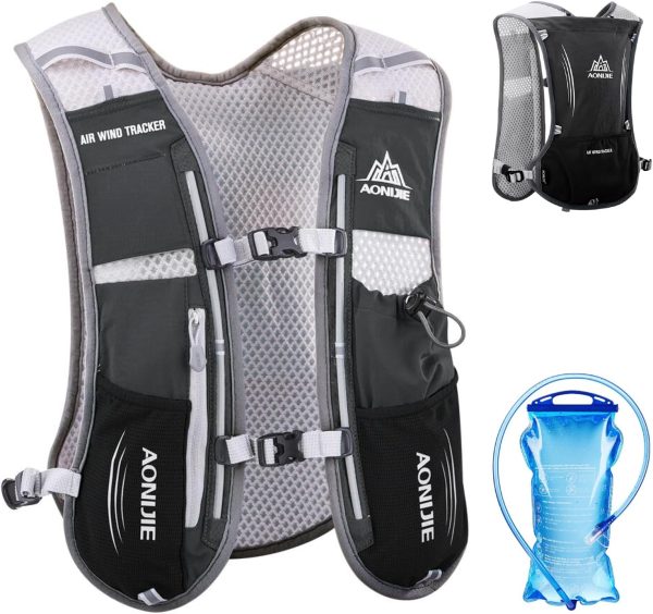 TRIWONDER Hydration Pack Backpack 5L Marathoner Running Race Hydration Vest